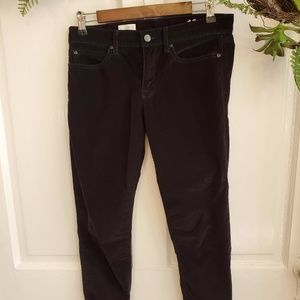 Gap Black Corduroy Legging Jean